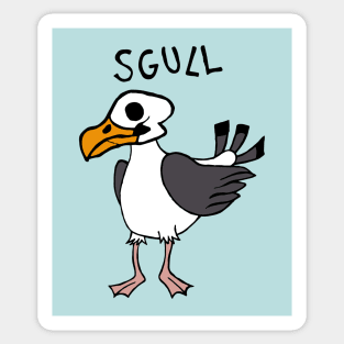 Seagull Sgull / Skull Sticker